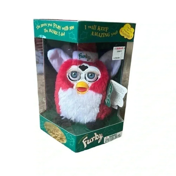 Christmas Furby SPECIAL LIMITED EDITION Tiger 1999 VTG - Picture 6 of 6